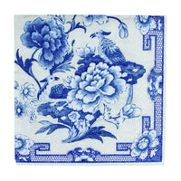 Blue And White Napkin