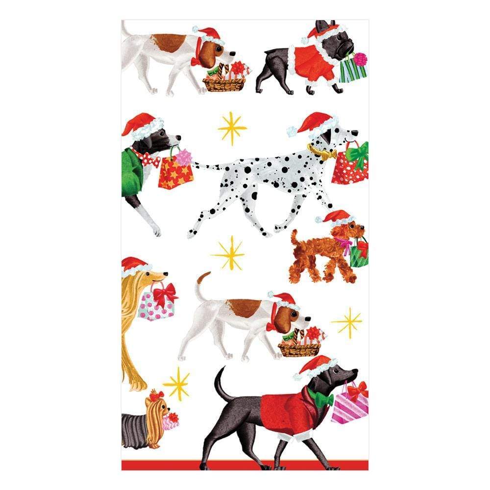 Christmas Delivery-White Guest Towel