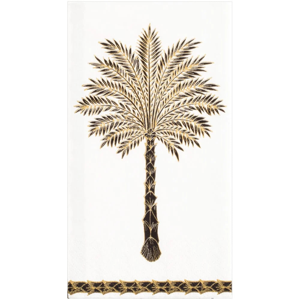 Grand Palms Black Guest Towel