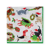 Caspari Christmas Mischief Napkin, Cocktail