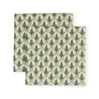 Deco Christmas Gold Cocktail Napkin