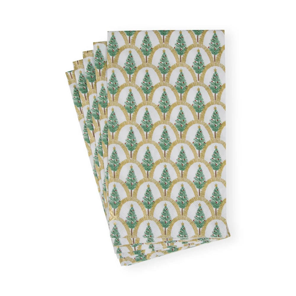Deco Christmas Gold Guest Towel