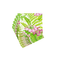 Caspari Fern Garden Napkin, Cocktail