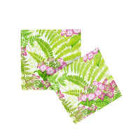 Caspari Fern Garden Napkin, Cocktail