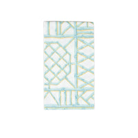 Bamboo Screen Robin's Egg-Ppr Linen Guest Towels Airlaid - 12 In
