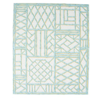 Bamboo Screen Robin's Egg-Ppr Linen Guest Towels Airlaid - 12 In