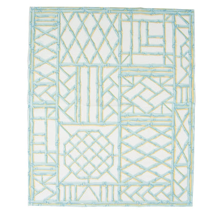Bamboo Screen Robin's Egg-Ppr Linen Guest Towels Airlaid - 12 In