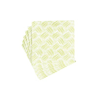 Basketry Moss Green-Paper Linen Napkin Airlaid Cocktail-15 In