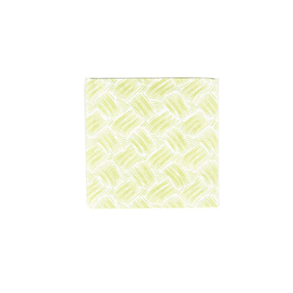 Basketry Moss Green-Paper Linen Napkin Airlaid Cocktail-15 In