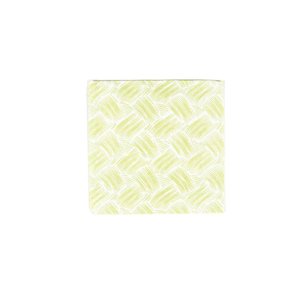 Basketry Moss Green-Paper Linen Napkin Airlaid Cocktail-15 In
