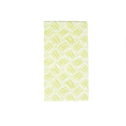 Basketry Moss Green-Paper Linen Guest Towels Airlaid - 12 In