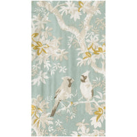 Caspari Scenic Songbirds Celadon Napkin, Guest