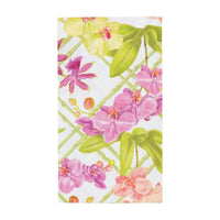 Caspari Orchid Conservatory Napkin, Guest