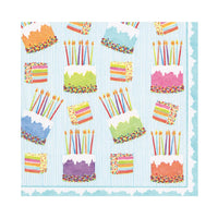 Caspari Cake Frosting Paper Linen Napkin, Luncheon
