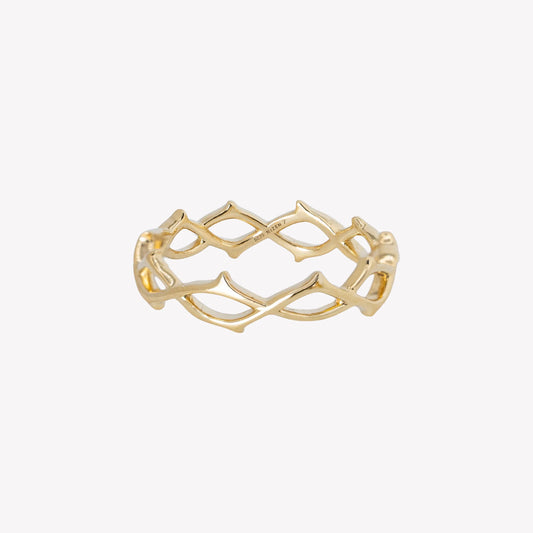Crown of Thorns Band Ring