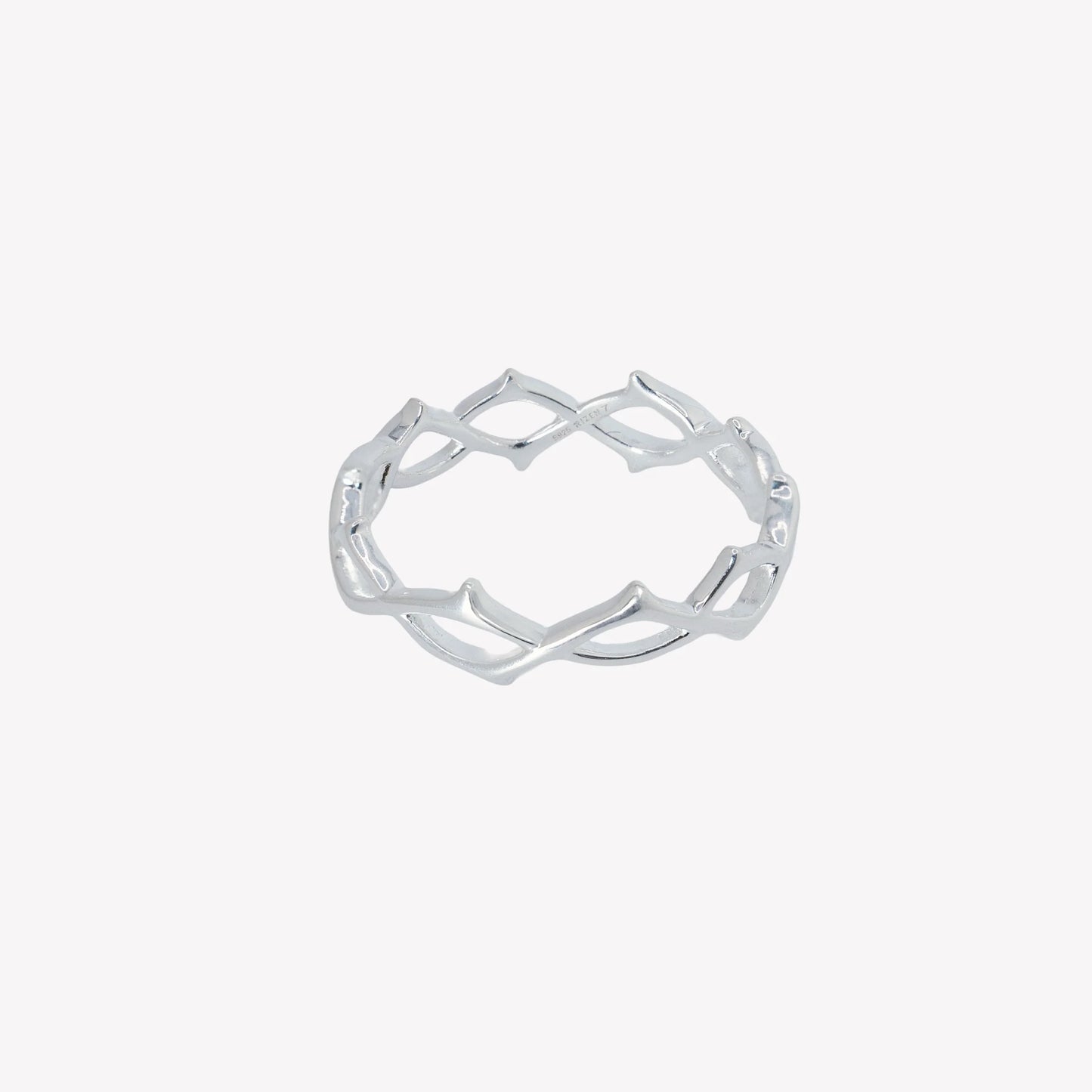 Crown of Thorns Band Ring