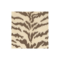 Caspari Tigre Cream Paper Linen Napkin, Cocktail