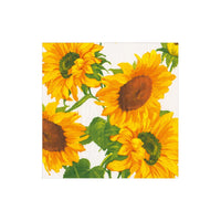 Caspari Sunflower Field Napkin, Cocktail