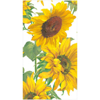 Caspari Sunflower Field Napkin, Guest