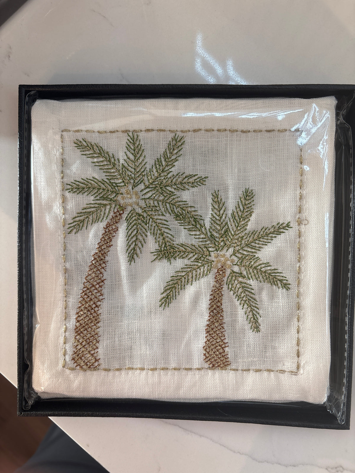 Palm Coast Cocktail Napkin, Set of 6
