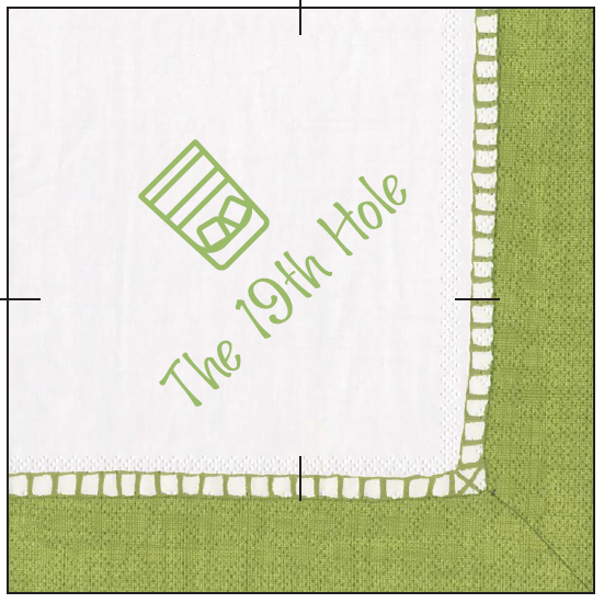 19th Hole Cocktail Napkins