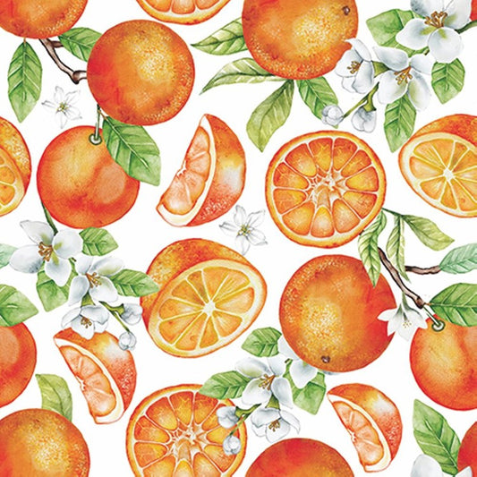 Juicy Oranges Cocktail Napkin
