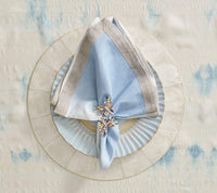 Round Capiz Placemat in Natural