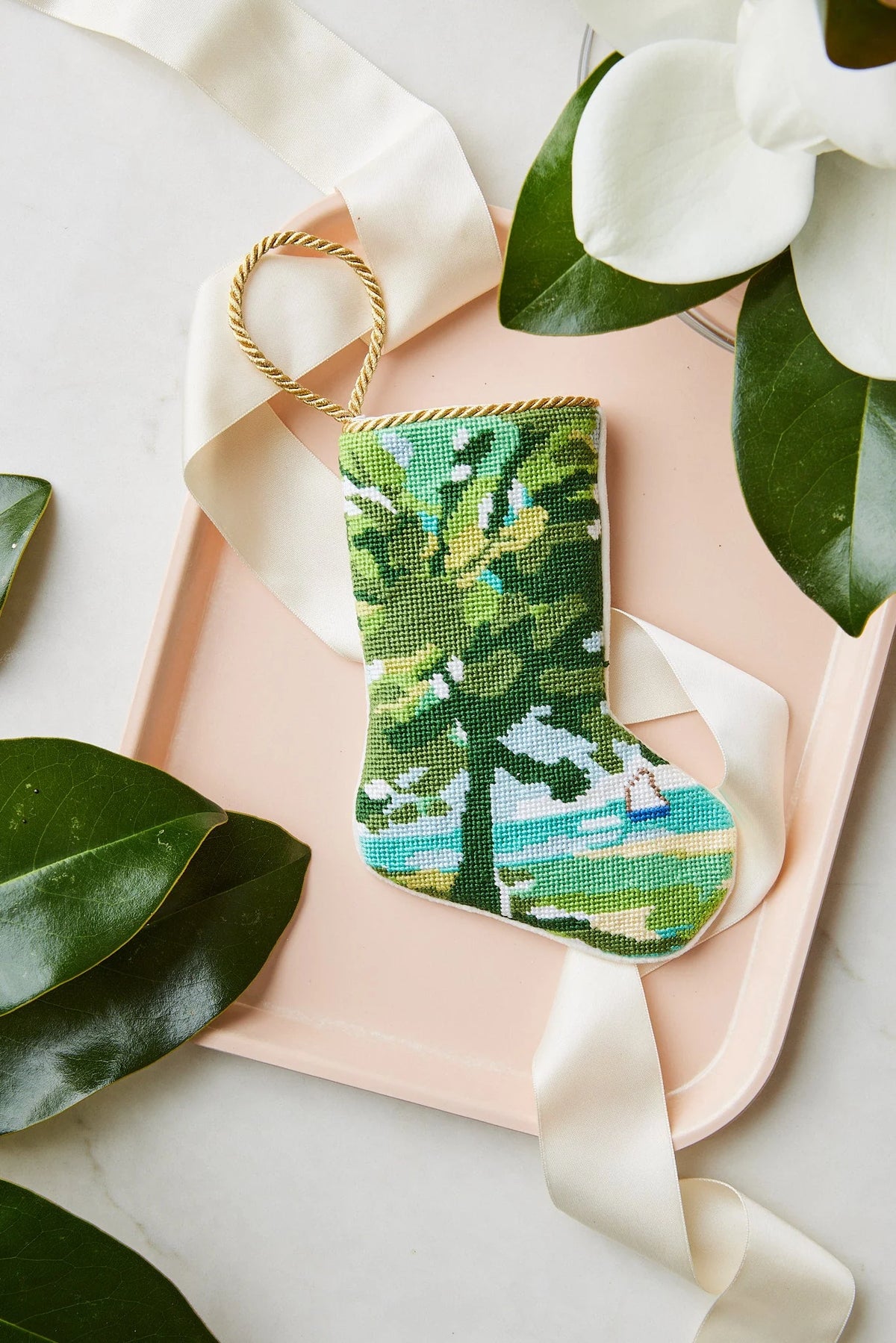 Holiday Sail Bauble Stocking