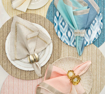 Herringbone Placemat in Tan