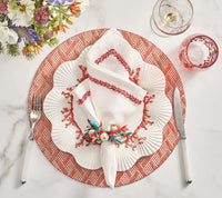 Coral Spray Napkin Ring