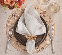 Rattan Link Napkin Ring in Natural