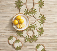 Oasis Runner in Ivory, Green, & Gold