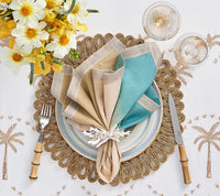 Coral Spray Napkin Ring