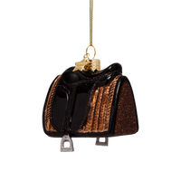 Horse Saddle Glass Ornament, photo 3