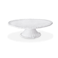 VIDA Alegria Pedestal Cake Plate (White)