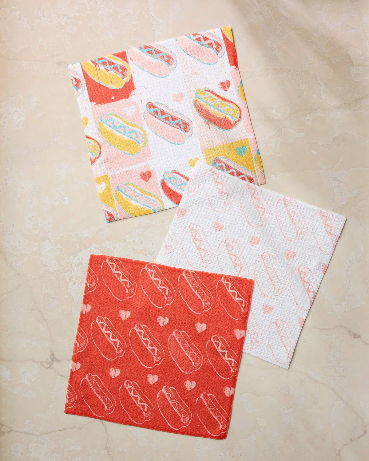 Fun Franks Dishcloth Set