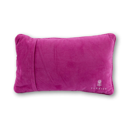 Single Dog Needlepoint Pillow