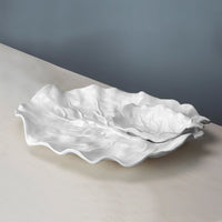 Beatriz Ball VIDA Lettuce Leaf Chip & Dip (White)