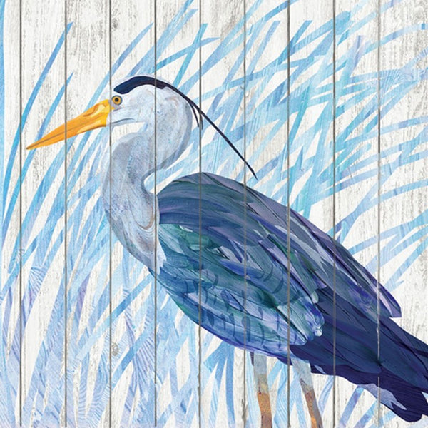 Waterside Heron Cocktail Napkin