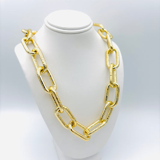 17" Hammered Link Chain