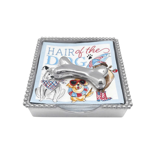 Dog Bone Beaded Napkin Box