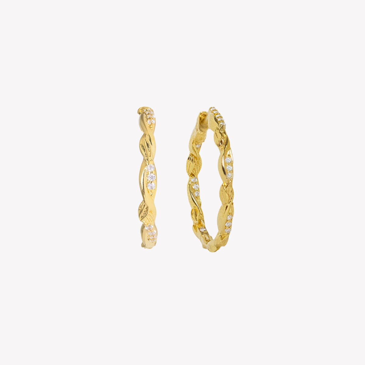 Sacred Vine Hoop Earring