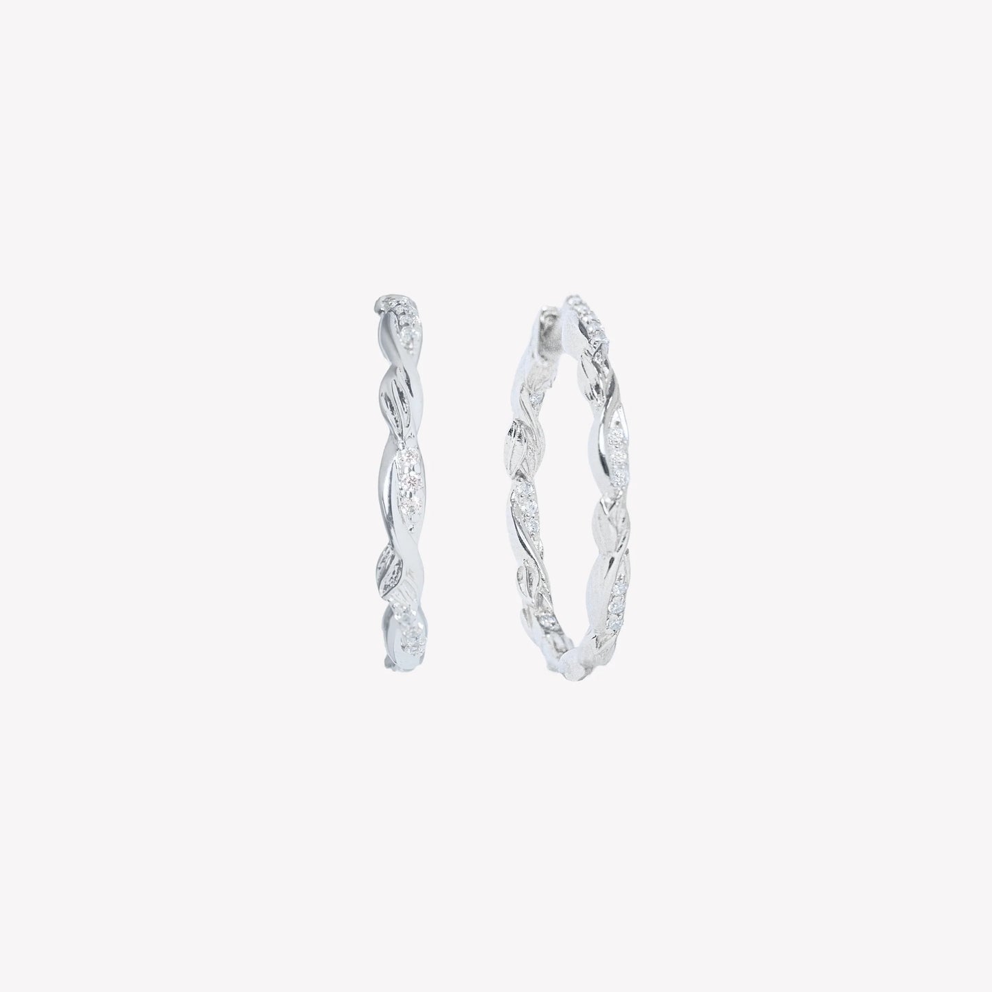 Sacred Vine Hoop Earring