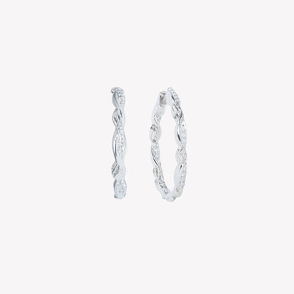 Sacred Vine Hoop Earring