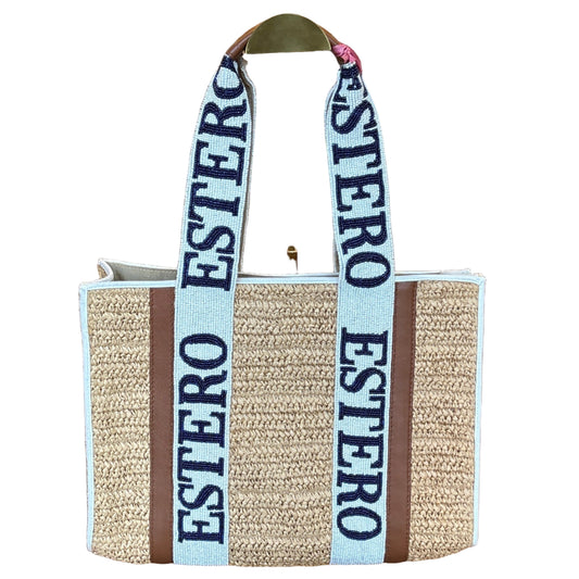 Estero Beaded Handle Tote