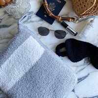 Chenilla Fine™ Stripe Travel Blanket