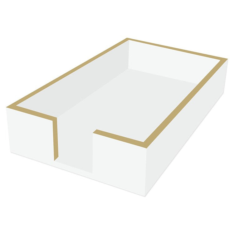 White Napkin Box