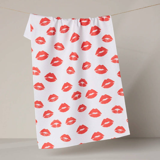Muchos Besos Tea Towel