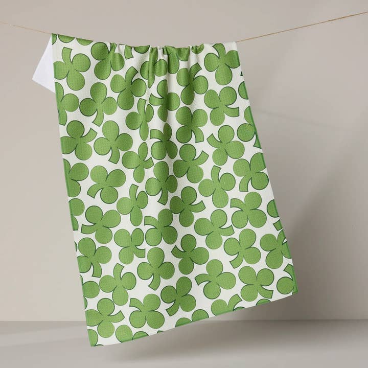 Clover Toss Tea Towel
