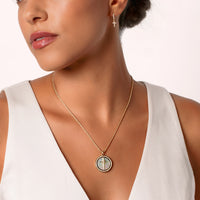 Luminous Pavé Cross Huggie Hoop Earrings